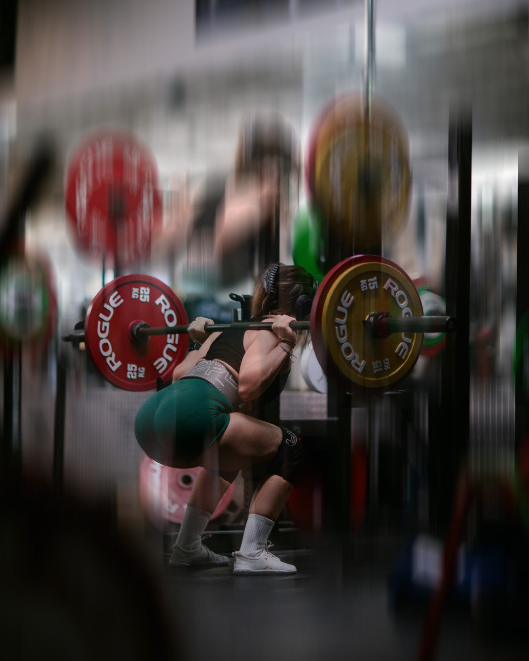 woman squatting