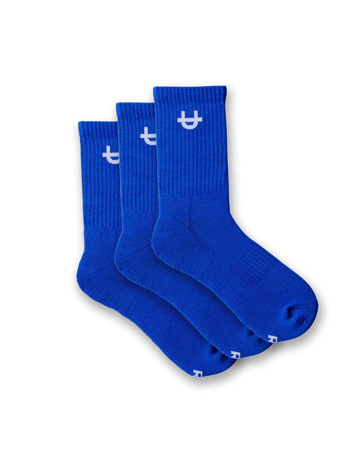 Original Crew Socks Blue 3-Pack